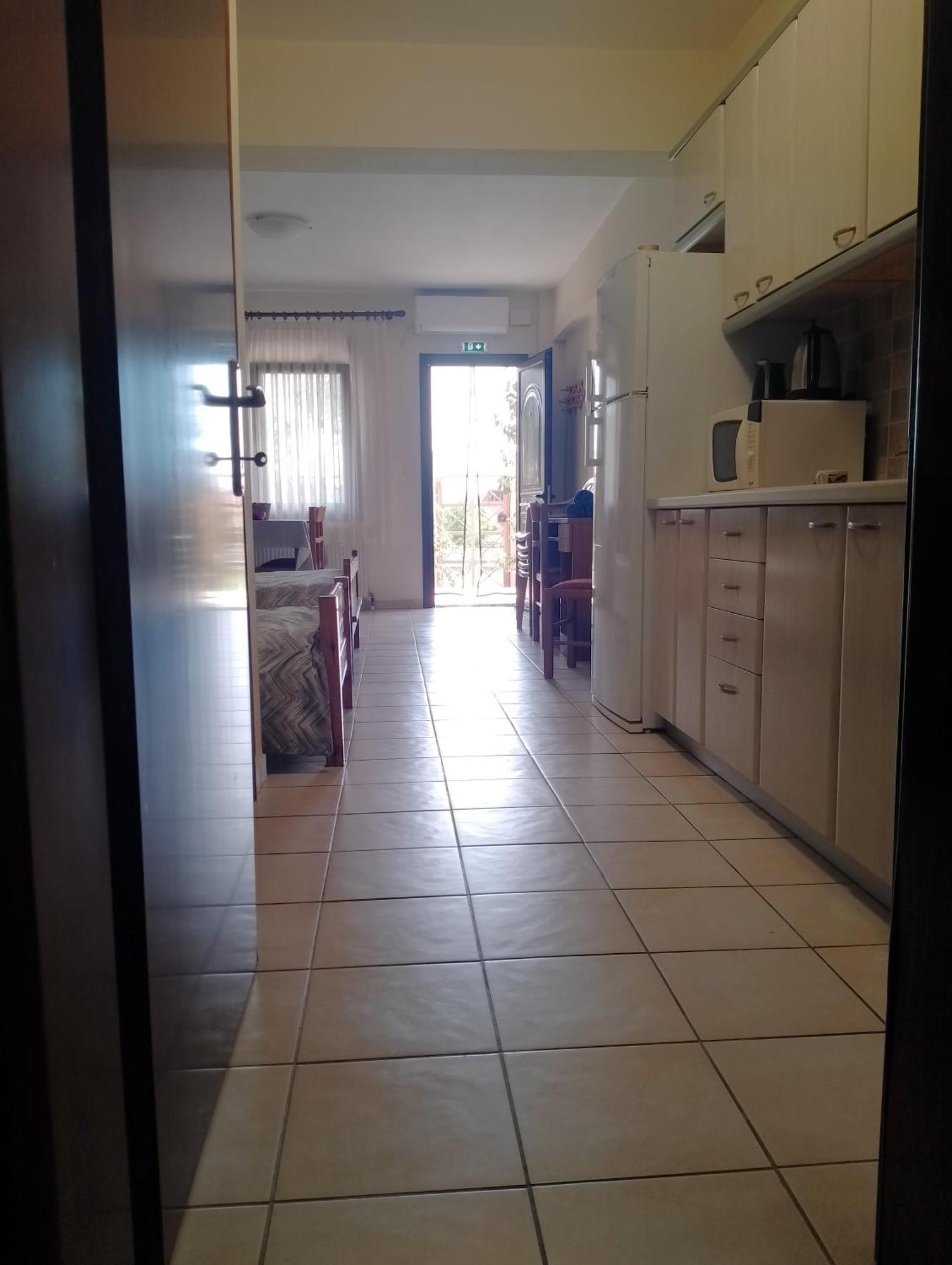 Corner House Apartman Leptokariá Szoba fotó